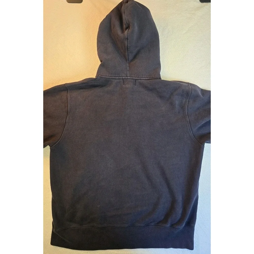 Vintage Polo Jeans Company Ralph Lauren Full Zip Hoodie Large Navy Spell Out